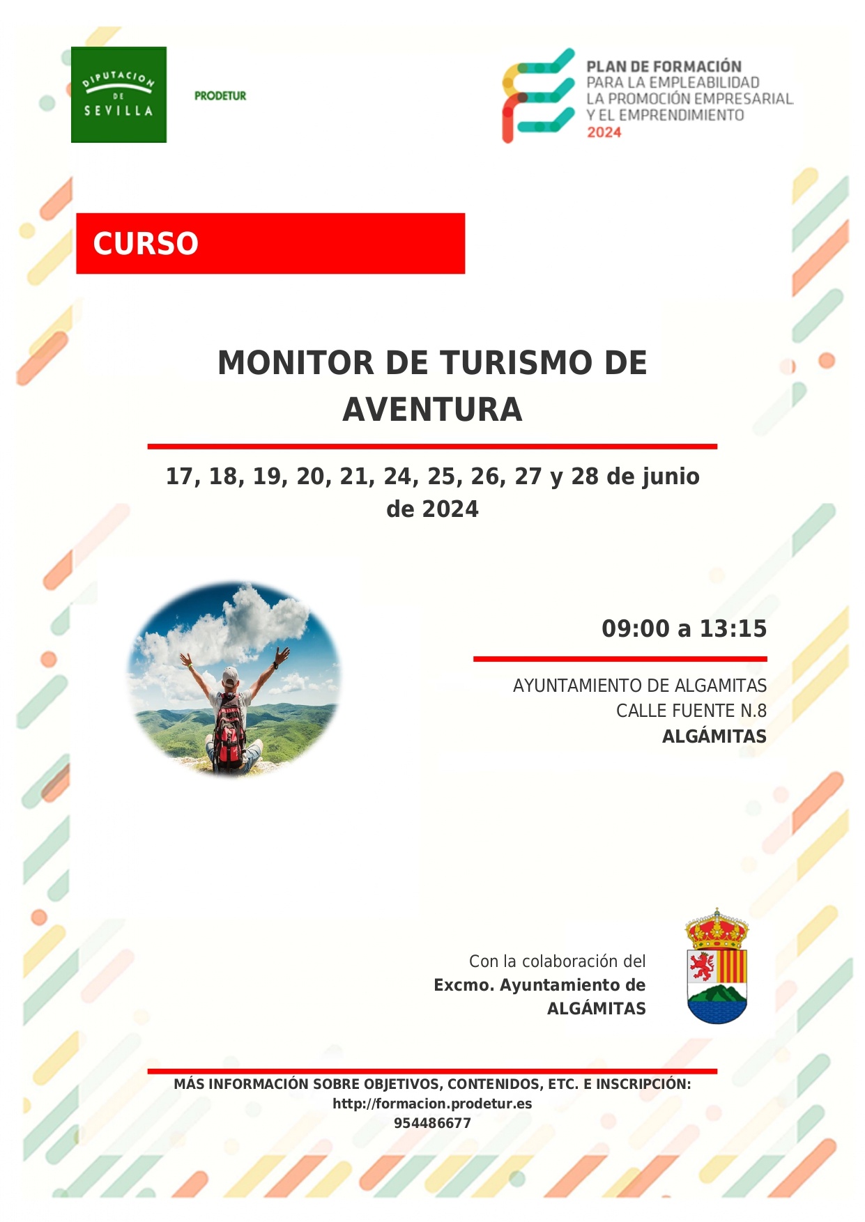 Cartel curso turismo